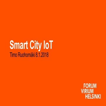 Smart city IoT