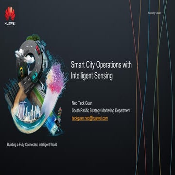 Smart city operations with intelligent sensing 