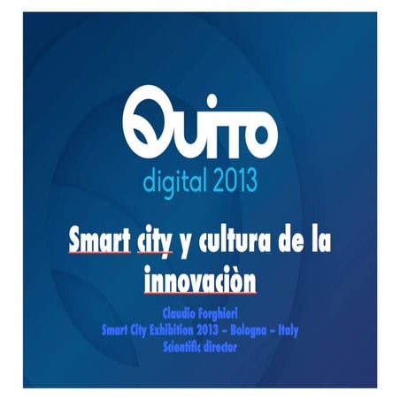 Smart city y cultura de la innovacion 