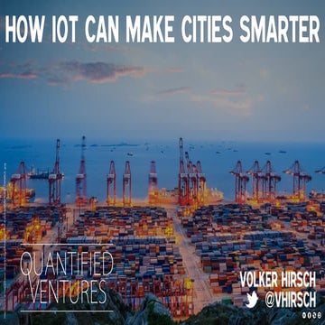 How IoT can Make Cities Smarter
