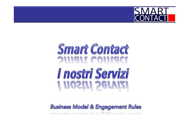 Smart Contact Presentazione Servizi Ppt