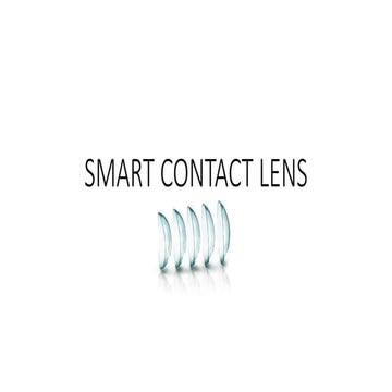Smart contact lens