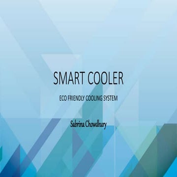 Smart cooler 