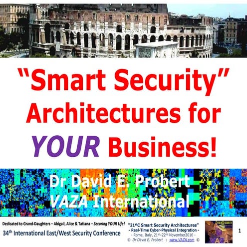 Smart Security Architectures for YOUR Business!