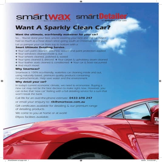 Importance of auto detailing | PDF