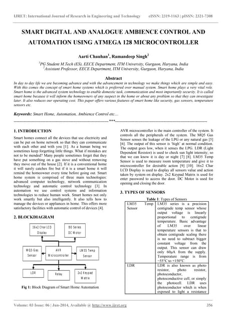 Smart digital and analogue ambience control and
