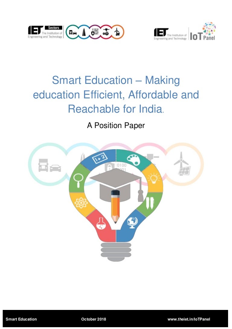 Smart Education Making education Efficient, Affordable and Reachabl…
