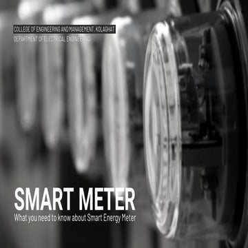 Smart energy meter   ppt