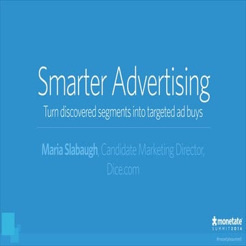 Smarter Advertising (Maria Slabaugh)