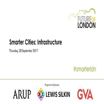 Smarter cities: Infrastructure