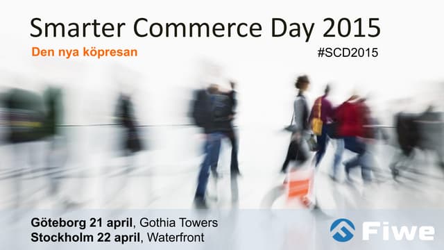 Smarter commerce day 2015 - Fiwes presentation