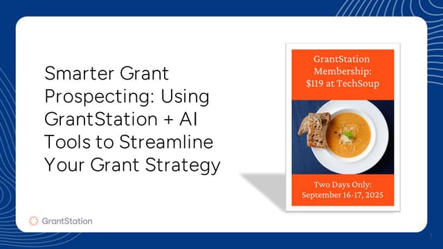 Smarter Grant Prospecting with GrantStation + AI.pdf