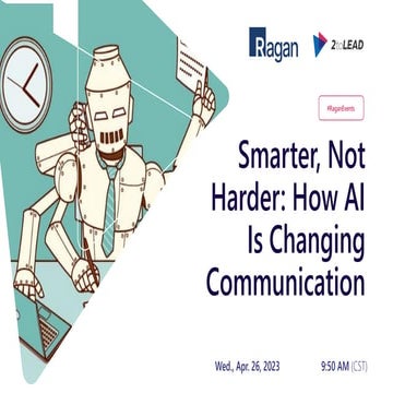 Smarter, Not Harder How AI Is Changing Communication - Ragan Events