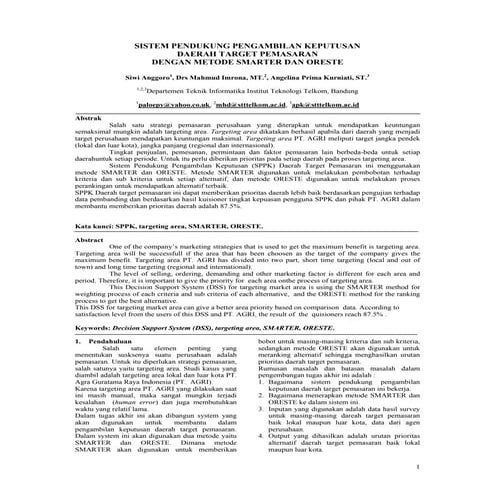 Smarter Oreste | PDF