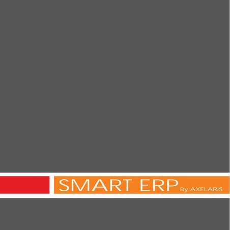 Smart ERP by AXELARIS