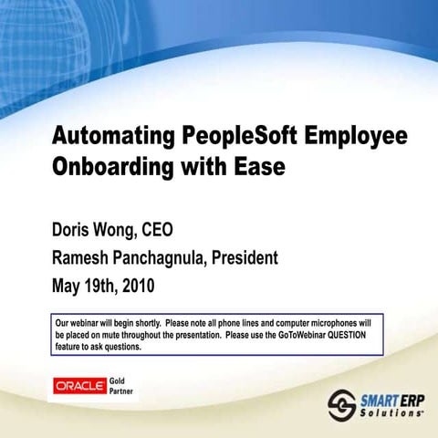 Automating PeopleSoft Employee Onboarding with Ease