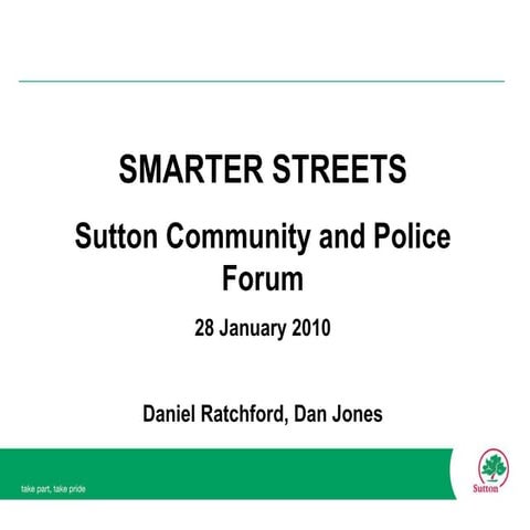 Daniel Ratchford presentations