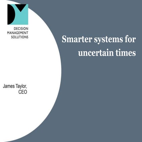 Smarter systems for uncertain times