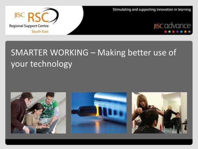 Smarter working   adam blackwood - altc2011
