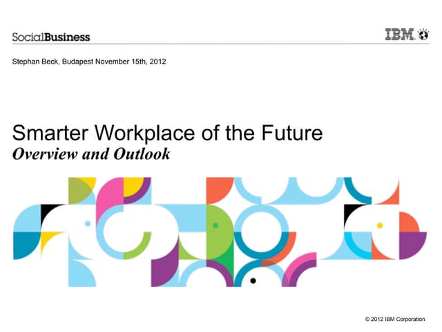 Smarter Workplace of the Future