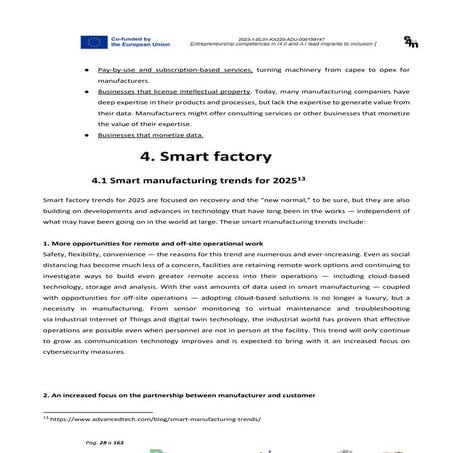 What is a smart factory in INdustrie 4.0