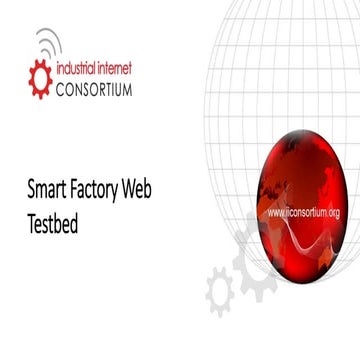 Smart Factory Web Testbed at a Glance