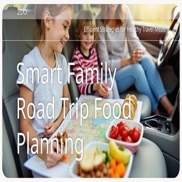 Smart Family Road Trip Food Planning