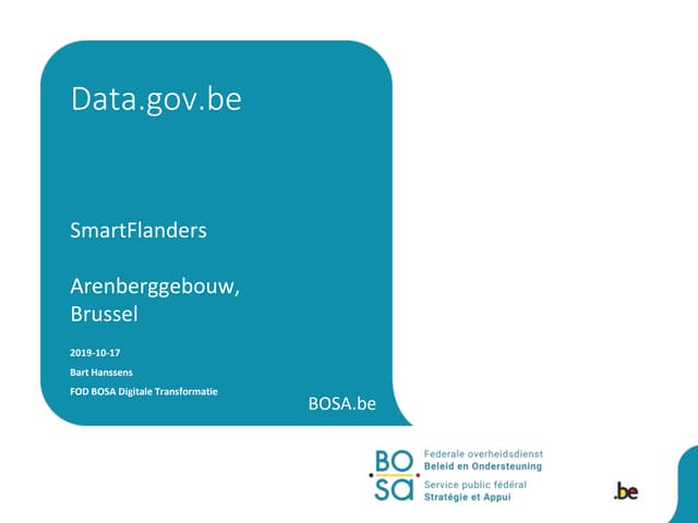 Presentatie data.gov.be