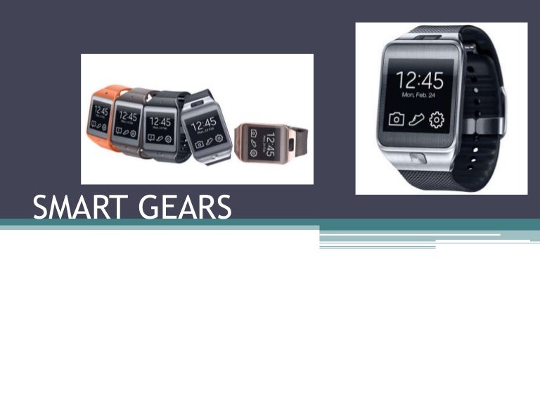 Smart gears