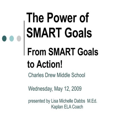 Smart Goals Presentation