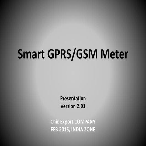 Smart gprs/gsm