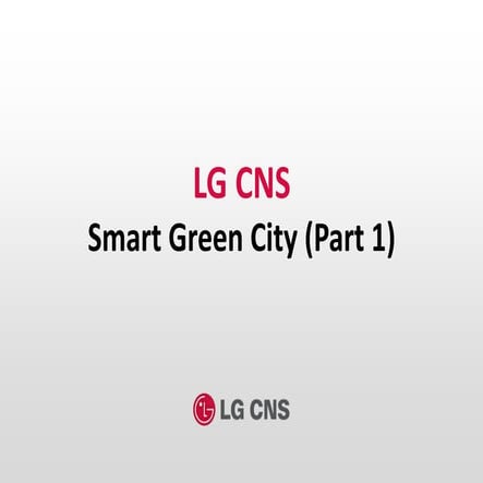 Smart green city(part 1)