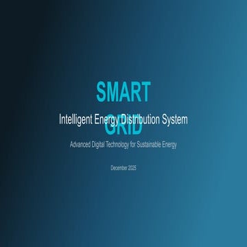 Smart Grid Technology Seminar Pptx