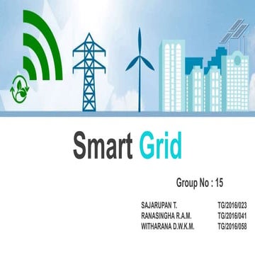 Smart grid Intro