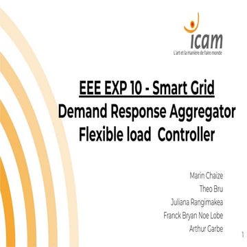Smart Grid Demand Response Aggregator and Flexible Load Controller ...