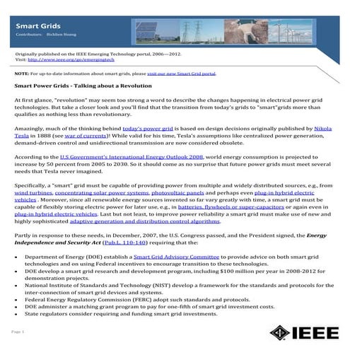 Smart grids ieee