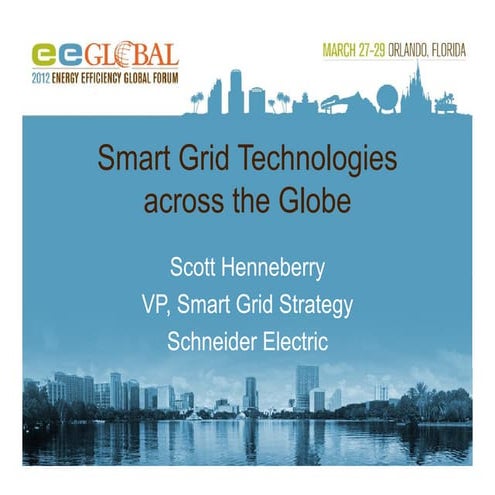 Smart grid technologies across the globe