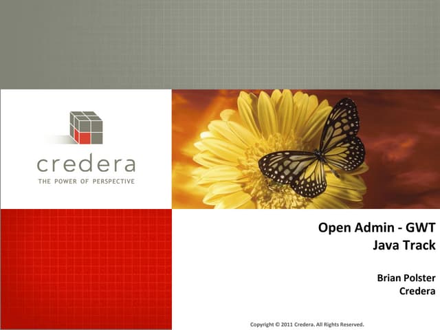 Open Admin - GWT