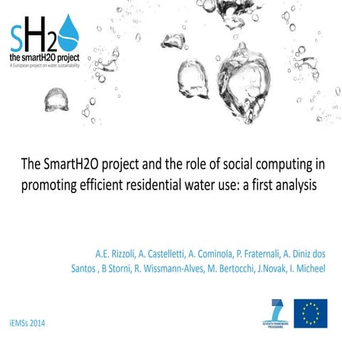The SmartH2O project and the role of social computing in promoting efficient ...