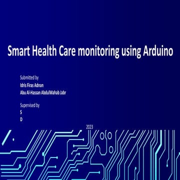 Smart Health care Monitoring using Arduino.pptx