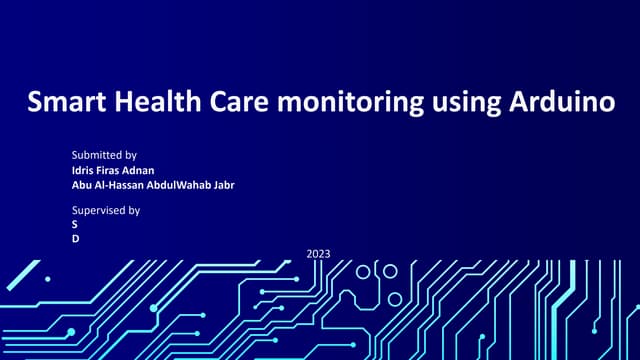 Smart Health care Monitoring using Arduino.pptx