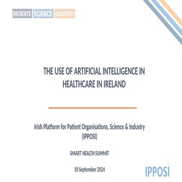 IPPOSI CITIZENS JURY ON AI in HEALTHCARE