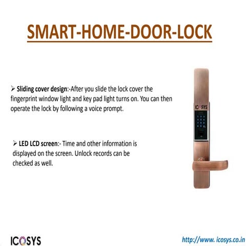 Smart home door lock
