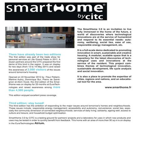 Smarthome 3.0 by CITC (English version)