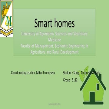 Smart homes