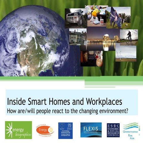 Inside smart homes and workplaces: How are/will people react to the changing environment?
