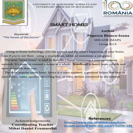Smart homes - The future 
