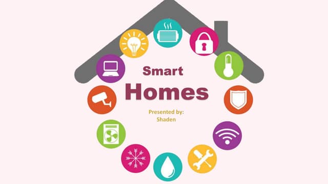 Smart homes presentation | PPT smart-homes-presentation-ppt