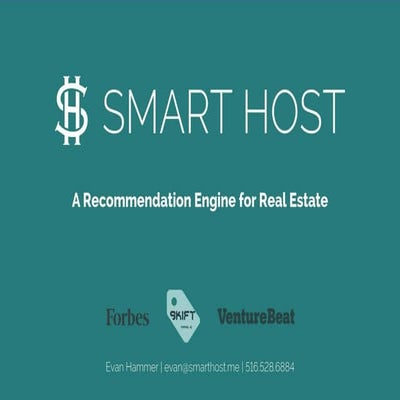 Smart host pitch deck