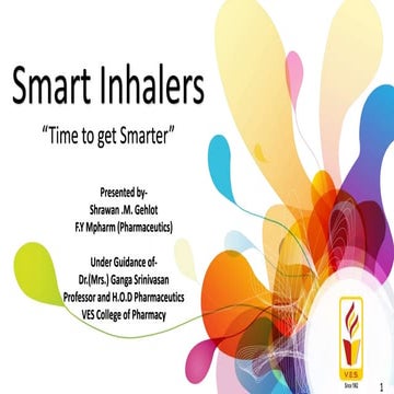 Smart Inhaler "Time to Get Smarter"